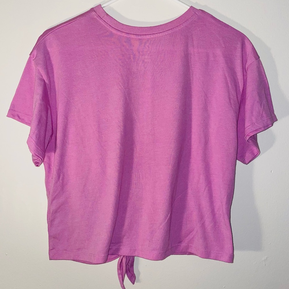 Converse Girls Purple Graphic Top - Picture 3 of 7